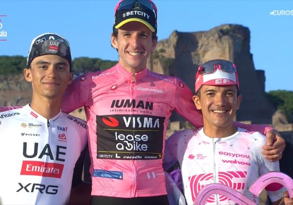 El ecuatoriano Richard Carapaz vuelve al podio del Giro de Italia; Simon Yates es el campeón