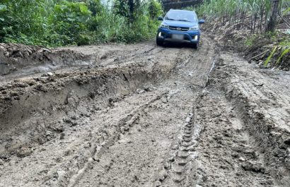 El mal estado de los caminos vecinales no permiten sacar la producción agrícola de la zona.