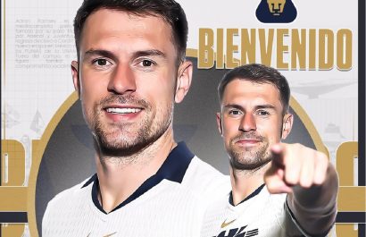 El mediocampista galés Aaron Ramsey jugará en México. FOTO: @PumasMX