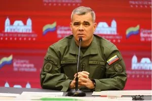 El ministro de Defensa de Venezuela, Vladimir Padrino. FOTO: Europa Press.