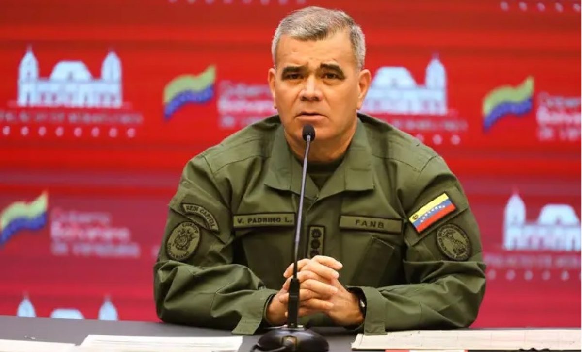El ministro de Defensa de Venezuela, Vladimir Padrino. FOTO: Europa Press.