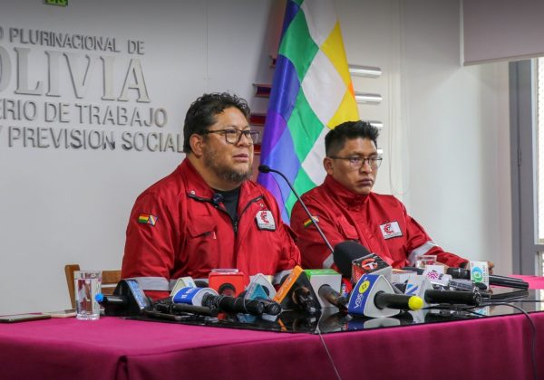 El ministro de Trabajo, Empleo y Previsión Social de Bolivia, Erland Rodríguez

REMITIDA / HANDOUT por MINISTERIO DE TRABAJO DE BOLIVIA