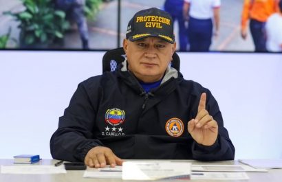 El ministro del Interior de Venezuela, Diosdado Cabello. FOTO: dcabellor (Instagram).