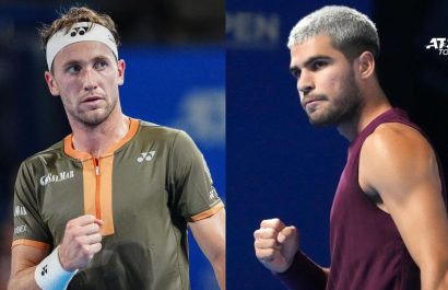 El noruego Casper Ruud y el español Carlos Alcaraz ganan en cuartos y se medirán en semifinales del torneo de Tokio.