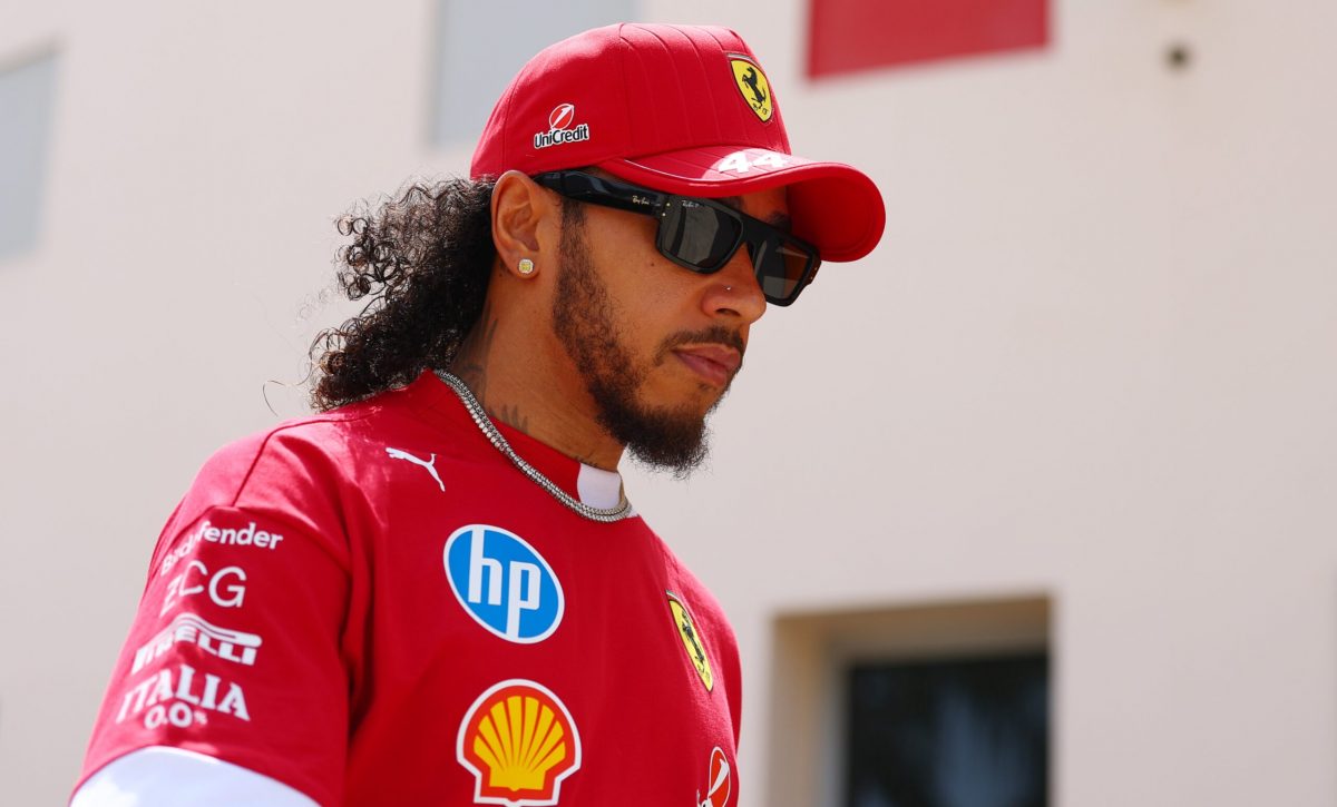 El piloto británico Lewis Hamilton, que es parte de la escudería Ferrari.