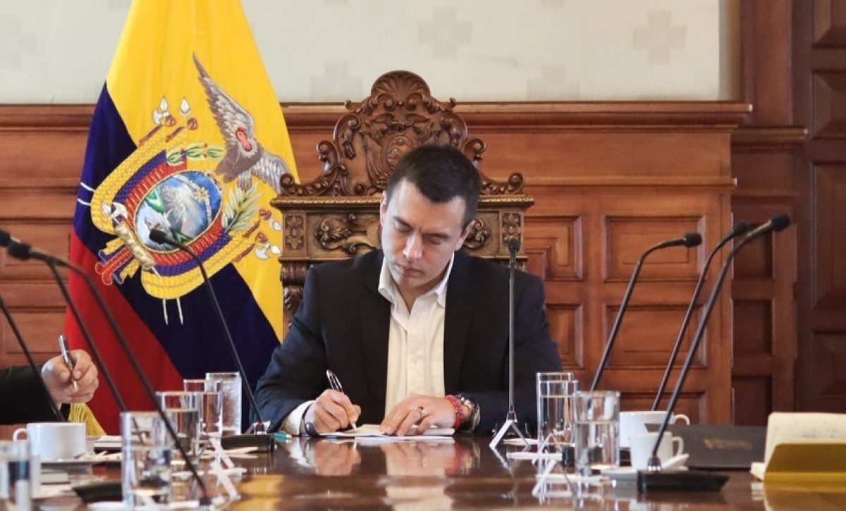 El presidente Daniel Noboa, avanza en su propuesta de instalar una Asamblea Constituyente para cambiar la Constitución.