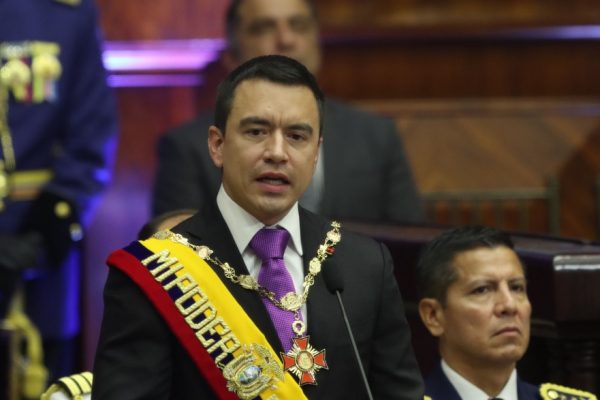 El presidente Daniel Noboa envió este viernes un proyecto de reforma constitucional que propone castración química por violación.