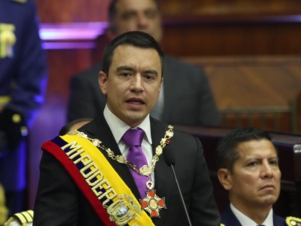 El presidente Daniel Noboa envió este viernes un proyecto de reforma constitucional que propone castración química por violación.