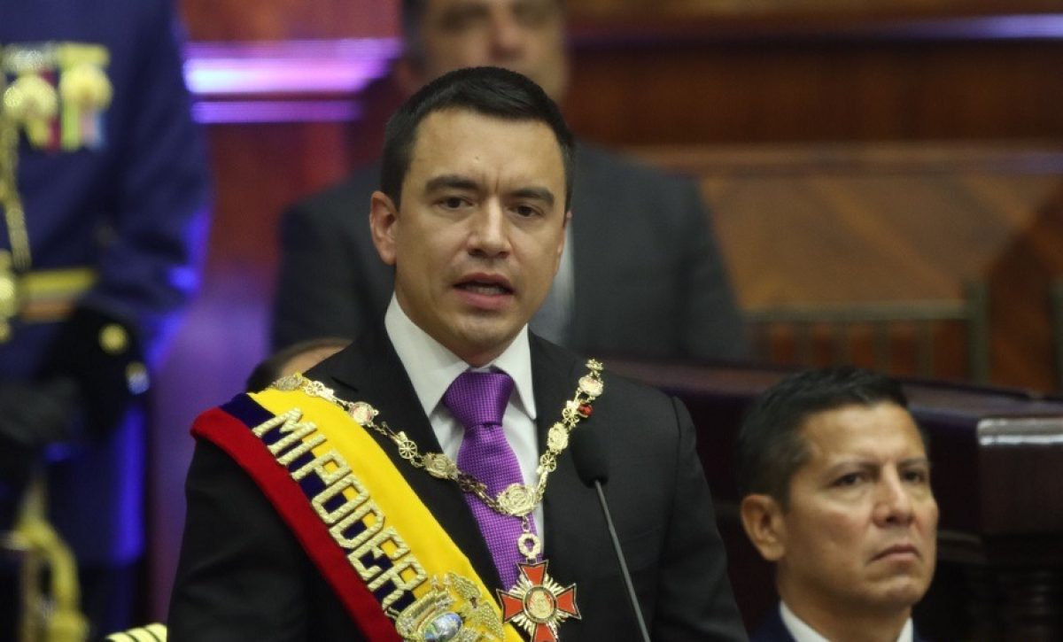 El presidente Daniel Noboa envió este viernes un proyecto de reforma constitucional que propone castración química por violación.