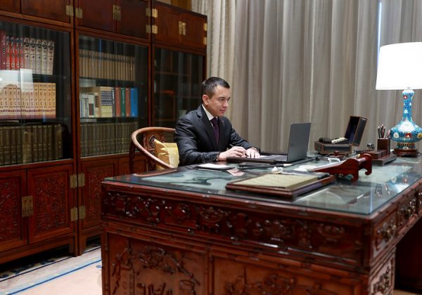 El presidente Daniel Noboa mantuvo una entrevista con Fernando del Rincón, en CNN. FOTO: Presidencia de Ecuador