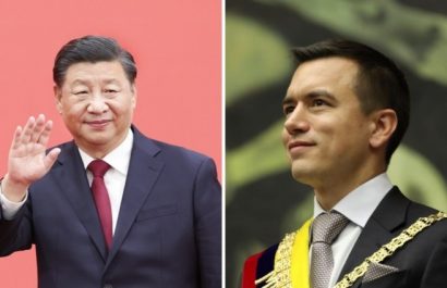 El presidente de China, Xi Jinping, fortalece asociación estratégica con Ecuador y Daniel Noboa.