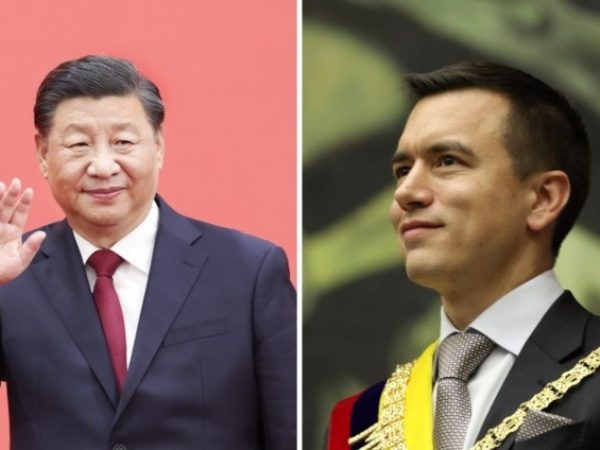 El presidente de China, Xi Jinping, fortalece asociación estratégica con Ecuador y Daniel Noboa.