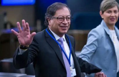 El presidente de Colombia Gustavo Petro durante un evento. FOTO: Europa Press.