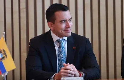 El presidente de Ecuador, Daniel Noboa.