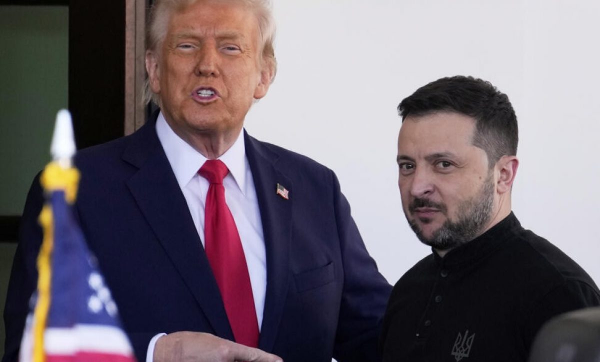 El presidente de Estados Unidos, Donald Trump, expresó su descontento con el líder ucraniano, Volodímir Zelenski.