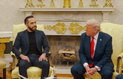 El presidente de Estados Unidos, Donald Trump, recibió a su homólogo salvadoreño, Nayib Bukele, en la Casa Blanca.