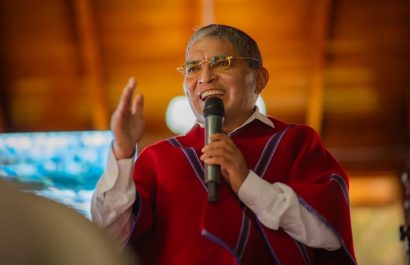 El presidente vitalicio de Mushuc Runa, Luis Chango.