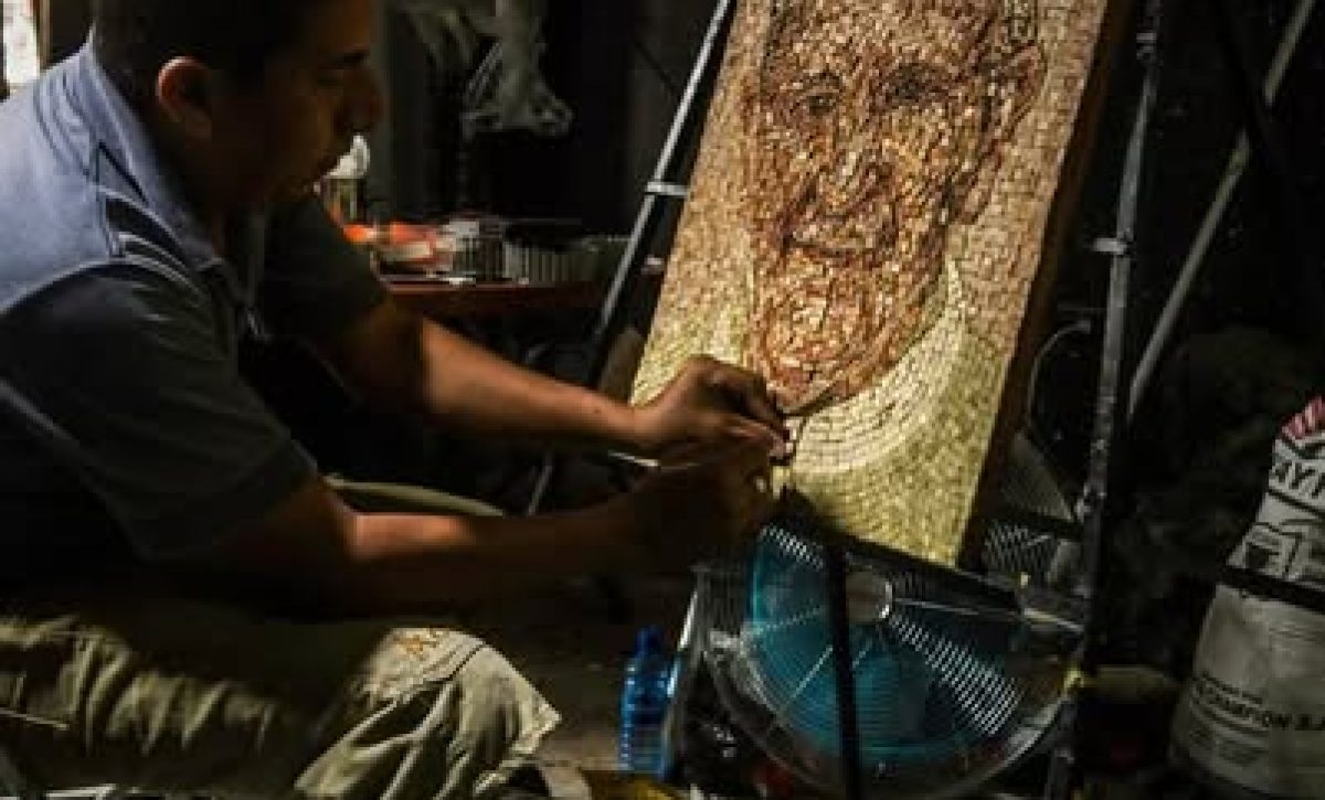 El retrato del Papa hecho en Calceta