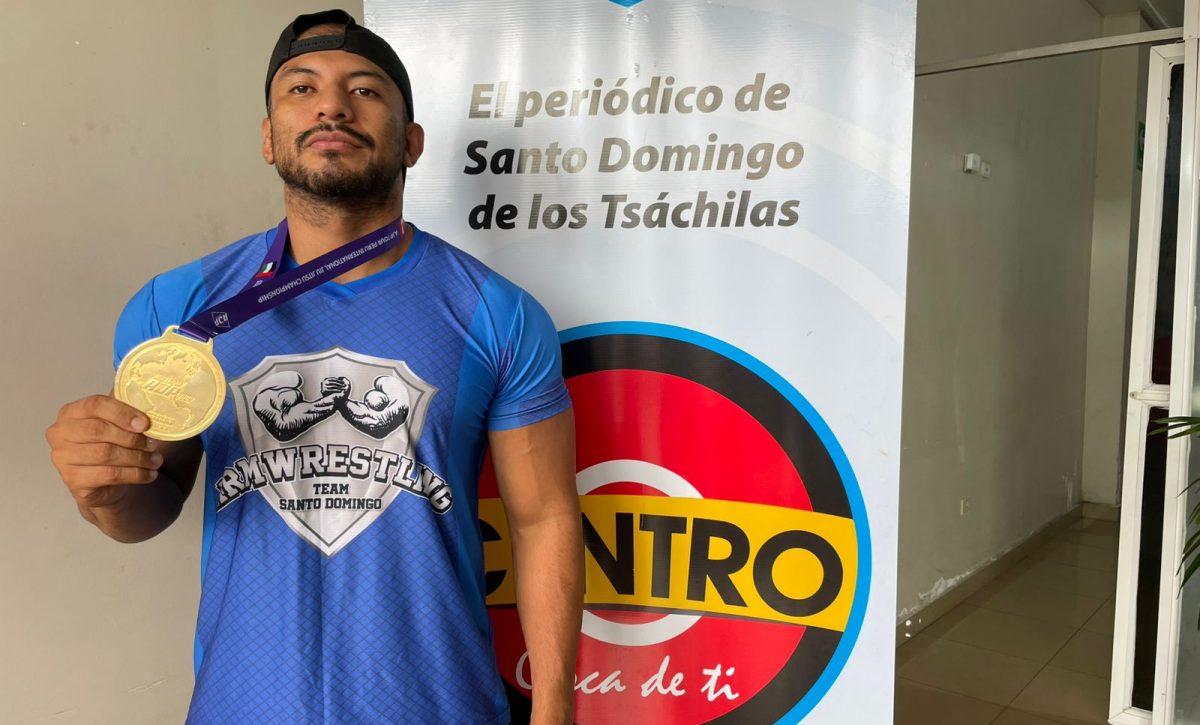 El santodomingueño Gustavo Reyes, instructor de gimnasio, conquista oro en Torneo Internacional de Jiu-Jitsu en Perú