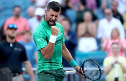 El tenista Novak Djokovic