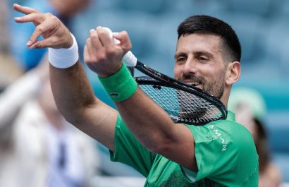 El tenista Novak Djokovic suma puntos en el atp