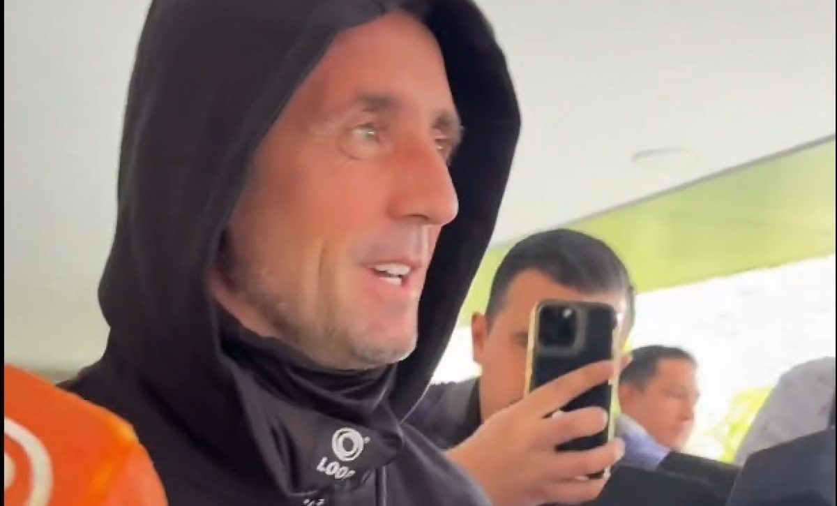 El volante argentino-ecuatoriano Damián Kitu Díaz arribó este martes al aeropuerto José Joaquín de Olmedo, en Guayaquil.