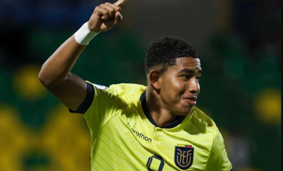 Elías Legendre Quiñónez, debutó con gol en la selección sub 17 de Ecuador