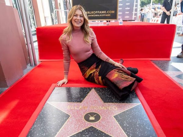 De Grey’s Anatomy al Paseo de la fama: Ellen Pompeo recibe su estrella