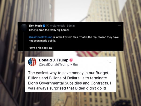 Elon Musk acusa a Donald Trump de figurar en los archivos de Jeffrey Epstein
