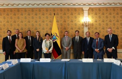 Empresarios italianos exploran inversiones en sectores clave de Ecuador con el presidente Noboa