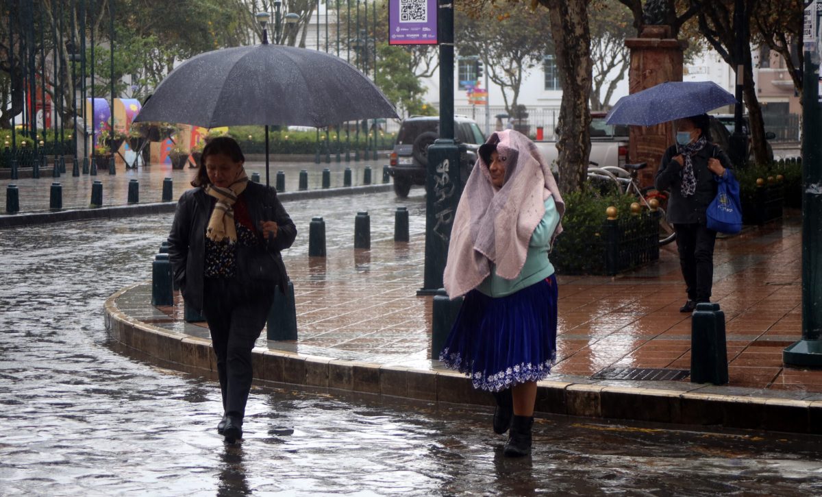 Cuenca,Ecuador 15 de agosto de 2025 Las lluvias volvieron a Cuenca, la capital de la provincia del Azuay en donde se ubican las platas hidroeléctricas más importantes del país.
foto Boris Romoleroux/API.