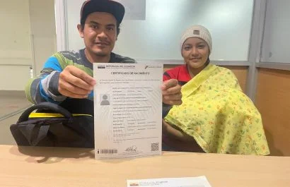 En lo que va del año el Registro Civil ha inscrito cerca de 1.700 nacimientos en el Hospital Gustavo Domínguez de Santo Domingo