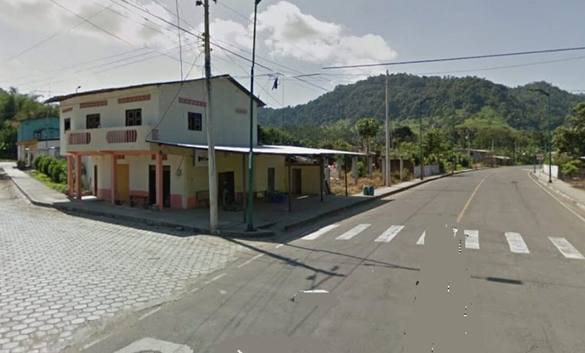 En una zona transitada de la parroquia Noboa se dio el crimen de Luis Alaña.