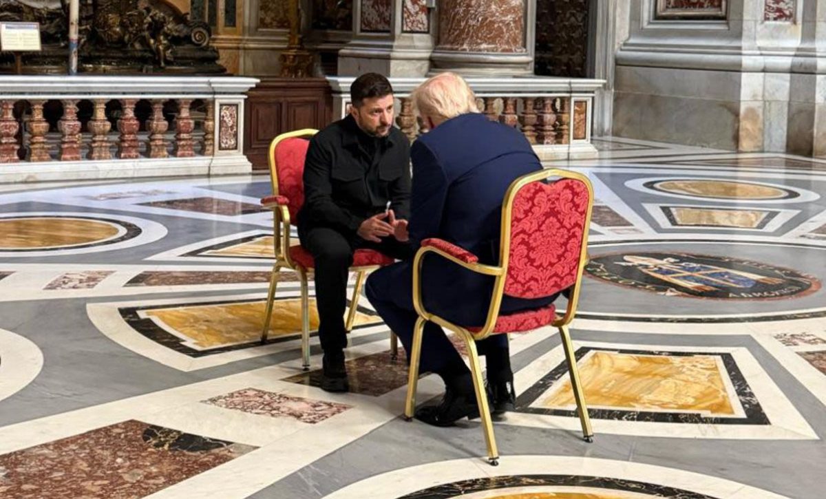 Encuentro de 15 minutos entre Trump y Zelenski en el funeral del Papa Francisco