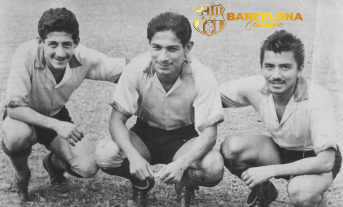 Enrique Cantos, Sigifredo Chuchuca, José Vargas, jugadores claves en el primer título profesional de Barcelona