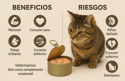 ¿Es seguro alimentar a los gatos con atún? Estudios y recomendaciones