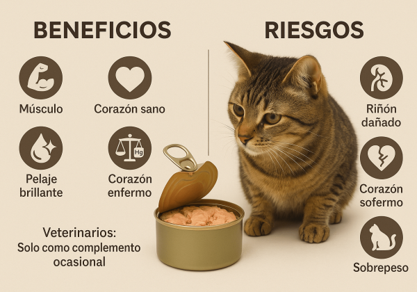 ¿Es seguro alimentar a los gatos con atún? Estudios y recomendaciones