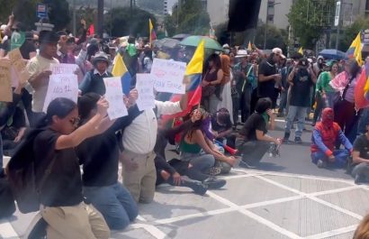 Este domingo se desarrollan marchas en Quito. Esto como parte del paro por la eliminación del subsidio al diésel.