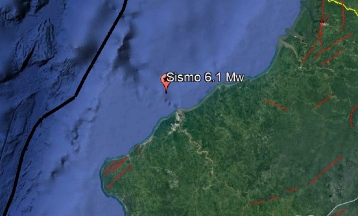 Esto dice el Geofísico sobre el origen del sismo en Esmeraldas