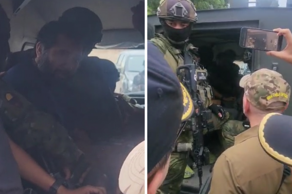 Esto le dijo 'Fito' Macías al ministro de Defensa tras su recaptura en Manabí