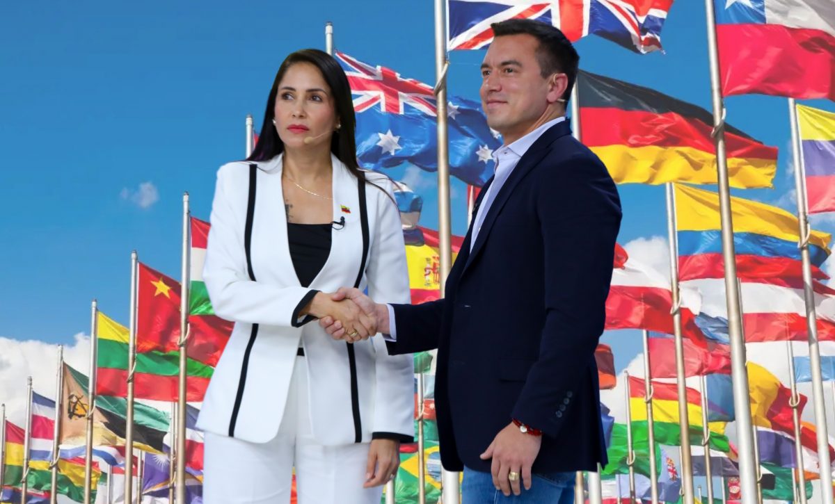 Esto proponen los candidatos a la Presidencia de Ecuador Luisa González y Daniel Noboa sobre relaciones internacionales.