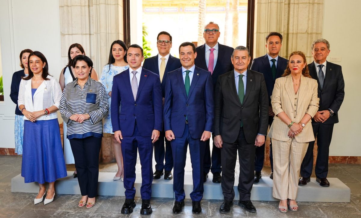 Presidente de Ecuador visita Sevilla en el marco de conferencia de la ONU