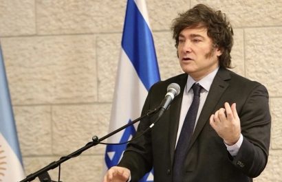 El presidente de Argentina, Javier Milei durante una conferencia. FOTO: Europa Press.