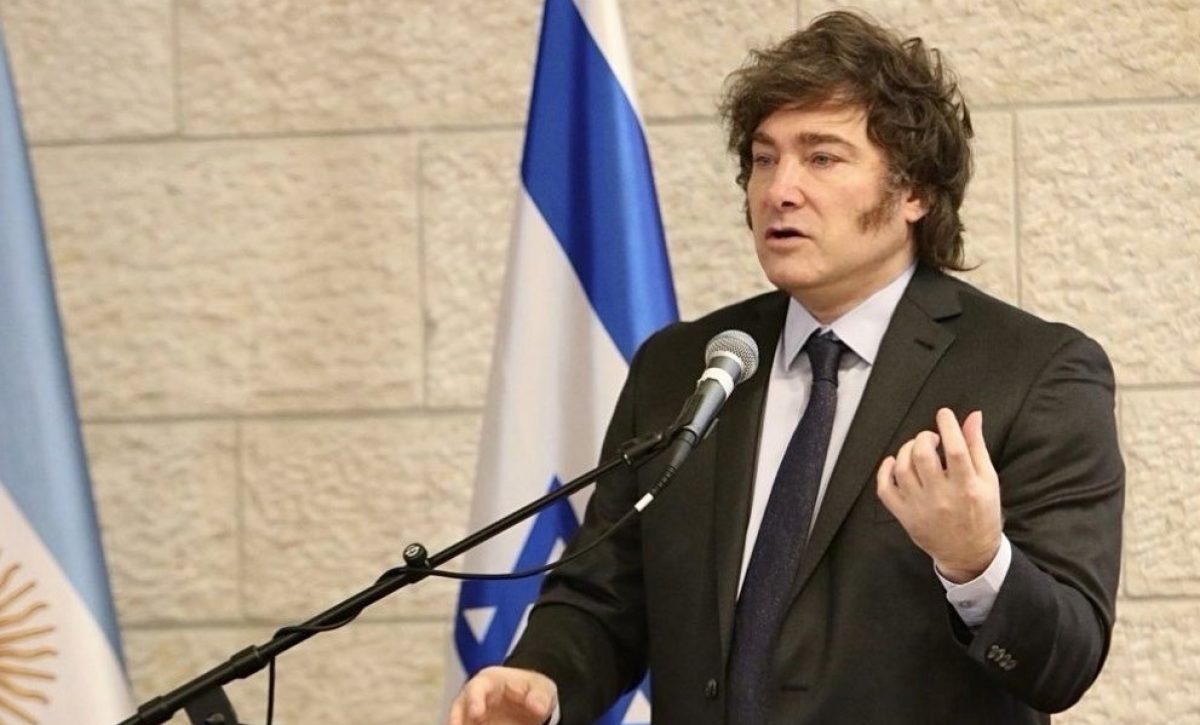 El presidente de Argentina, Javier Milei durante una conferencia. FOTO: Europa Press.