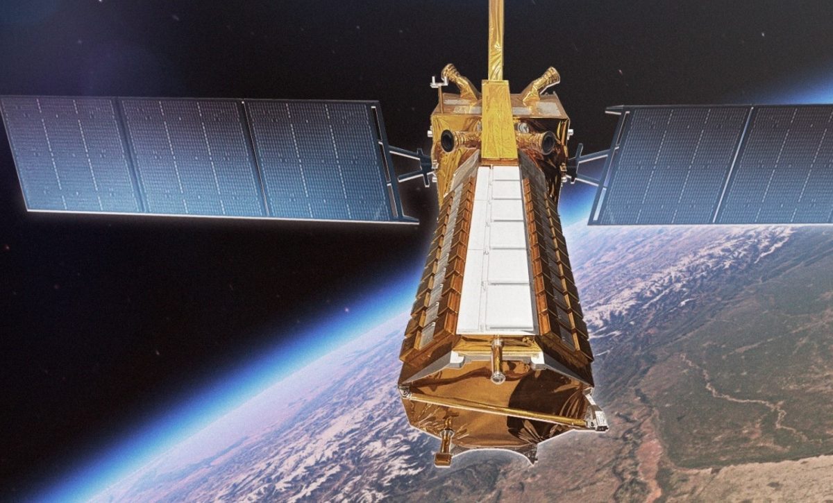 Ilustración artística del satélite NISAR