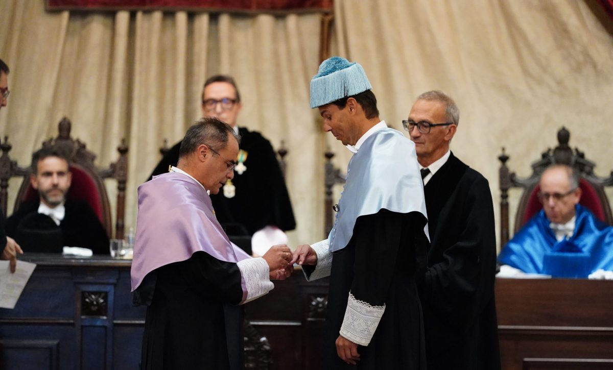 Rafael Nadal se convirtió en el primer deportista con Honoris Causa en la Universidad de Salamanca