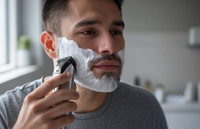 Evidencia científica derriba creencias populares sobre afeitarse con gripe (Imagen creada con IA)