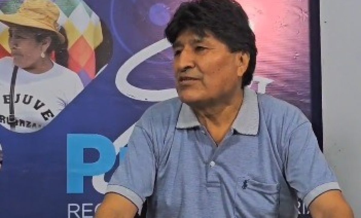 Evo Morales, expresidente de Bolivia