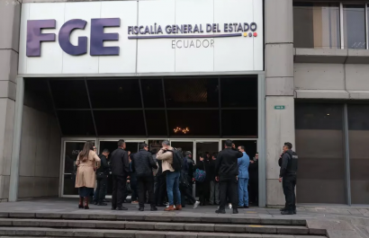 Exteriores de la Fiscalía General del Estado ubicada en Quito