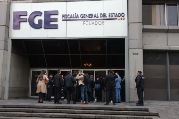 Exteriores de la Fiscalía General del Estado ubicada en Quito